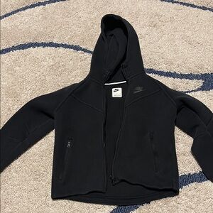 Nike Kids Black Zip-Up Hoodie